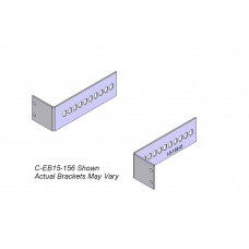 Havis C-EB15-168 - Mounting component (2 brackets) - TAA Compliance C-EB15-168