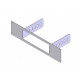 Havis - Mounting bracket for car console - for Uniden PRO510XL, PRO520XL - TAA Compliance C-EB20-UNP-1P