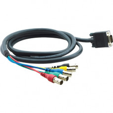 Kramer C-GM/5BF-3 Video Breakout Cable - HD-15 Male - BNC Female - 3ft - Dark Gray C-GM/5BF-3