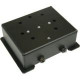 Havis Mounting Plate for Notebook - Black Powder Coat - Steel - Black Powder Coat - TAA Compliance C-HDM-135