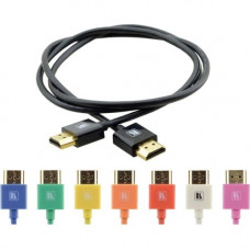 Kramer C-HM/HM/PICO/WH-6 Ultra Slim Flexible HighSpeed HDMI Cable with Ethernet - White - 5.91 ft HDMI A/V Cable for Audio/Video Device, HDTV, DVD Player, Set-top Box, Monitor, Plasma - First End: 1 x HDMI Male Digital Audio/Video - Second End: 1 x HDMI M