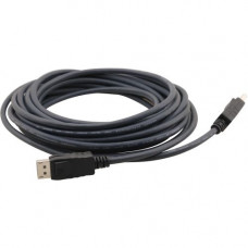 Kramer Flexible DisplayPort Cable - 1 ft DisplayPort A/V Cable for Audio/Video Device - First End: 1 x DisplayPort - Second End: 1 x DisplayPort Male Digital Audio/Video C-MDPM/MDPM-1