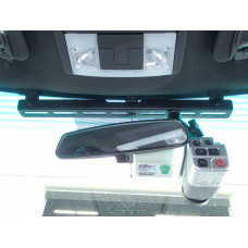 Havis C-OHB-105 Overhead Equipment Bracket - Mounting component (mount bracket) - for camera - steel - black - car console - for Panasonic Toughbook Arbitrator - TAA Compliance C-OHB-105
