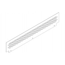 Havis Full Width Trunk Tray Equipment Guard Option - TAA Compliance C-TTB-EG-04