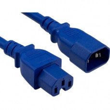 ENET Power Extension Cord - 15 A - Yellow - 3 ft Cord Length C14C15-YL-3F-ENC
