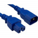 ENET Power Extension Cord - 15 A - Yellow - 3 ft Cord Length C14C15-YL-3F-ENC