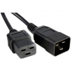 ENET Power Extension Cord - Black - 25 ft Cord Length C19C20-20A-25F-ENC