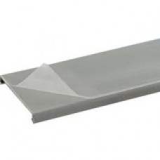 Panduit Cover - Light Gray - 6 Pack - Polyvinyl Chloride (PVC) - TAA Compliance C.5LG6-F