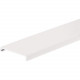 Panduit Type C Cover for Flush Cover Wiring Duct - Cover - White - 6 Pack - Polyvinyl Chloride (PVC) - TAA Compliance C2.5WH6
