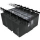 Panduit Blanking Panel - Steel - Black - 1 Pack - 76.8" Height - 11.8" Width - TAA Compliance C2CAC03ABWPAB1