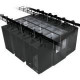 Panduit Blanking Panel - Steel - Black - 1 Pack - 76.8" Height - 15.7" Width - TAA Compliance C2CAC04ABWPAB1