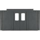 Panduit Net-Contain Door Panel - Steel - White - 45U Rack Height - 88.3" Height - 70.5" Width - TAA Compliance C2CACT5F06SDW1