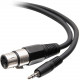 C2g 3ft 3.5mm TRS 3 Position Balanced to XLR Cable - M/F - 3 ft Mini-phone/XLR Audio Cable for Audio Device, Tablet, Notebook, Recorder, Amplifier, Speaker, Microphone, Console - First End: 1 x Mini-phone Male Stereo Audio - Second End: 1 x 3-pin XLR Fema