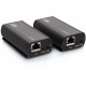 C2g 1-Port USB-C&reg; Extender Transmitter to Receiver Kit - 5Gbps - 1 x Network (RJ-45) - 1 x USB - 33 ft Extended Range - Black 54278