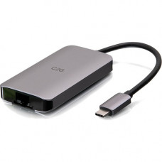 C2g USB C Dock with HDMI, USB, Ethernet, USB C & Power Delivery up to 100W - for Notebook/Tablet PC - 100 W - USB Type C - 3 x USB Ports - Network (RJ-45) - HDMI - Thunderbolt - Wired 54456