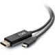 C2g 6ft 4K USB C to DisplayPort Adapter Cable - 60Hz - 6 ft DisplayPort/USB-C A/V Cable for Audio/Video Device, Notebook, Projector - First End: 1 x Type C Male Powered USB - Second End: 1 x DisplayPort Male Digital Audio/Video - 5 Gbit/s - Supports up to