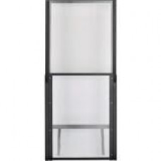 Panduit Net-Contain Side Panel - Steel, Polycarbonate - Black - 1 Pack - 66" Height - 23.5" Width - TAA Compliance C2HAC06I3866B1