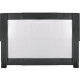 Panduit Net-Contain Side Panel - Steel, Polycarbonate - Black - 1 Pack - 38" Height - 48" Width - TAA Compliance C2HACERI2638B1