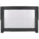 Panduit Net-Contain Side Panel - Steel, Polycarbonate - White - 1 Pack - 66" Height - 48" Width - TAA Compliance C2HACERI3866W1