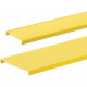 Panduit Raceway Cover - Yellow - 6 Pack - Polyvinyl Chloride (PVC) - TAA Compliance C4YL6