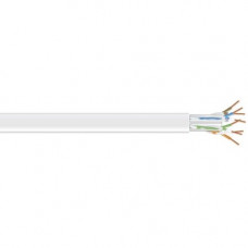 Black Box CAT5e Value Line Solid Bulk Cable, CM, 1000-ft. (304.8-m), White - 1000 ft Category 5e Network Cable for Network Device - Bare Wire - Bare Wire - White - 1 Pack - RoHS Compliance C5E-CM-SLD-WH