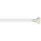 Black Box CAT5e Value Line Solid Bulk Cable, CM, 1000-ft. (304.8-m), White - 1000 ft Category 5e Network Cable for Network Device - Bare Wire - Bare Wire - White - 1 Pack - RoHS Compliance C5E-CM-SLD-WH