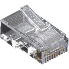 Black Box CAT5e Value Line Modular Plug, Unshielded, 100-Pak - 100 Pack - 1 x RJ-45 Male - RoHS, TAA Compliance C5E-MP-U-100PAK
