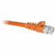 Cp Technologies ClearLinks 5FT Cat5E 350MHZ Orange Molded Snagless Patch Cable - Category 5E for Network Device - 5ft - 1 x RJ-45 Male Network - 1 x RJ-45 Male Network - Orange - RoHS Compliance C5E-OR-05-M