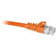 Cp Technologies ClearLinks 100FT Cat. 6 550MHZ Orange Molded Snagless Patch Cable - 100 ft Category 6e Network Cable for Network Device - First End: 1 x RJ-45 Male Network - Second End: 1 x RJ-45 Male Network - Patch Cable - Orange - RoHS Compliance C6-OR