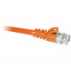 Cp Technologies ClearLinks 07FT Cat. 6 550MHZ Orange Molded Snagless Patch Cable - 7 ft Category 6e Network Cable for Network Device - First End: 1 x RJ-45 Male Network - Second End: 1 x RJ-45 Male Network - Patch Cable - Orange - RoHS Compliance C6-OR-07