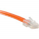 ENET Cat5e Orange 40 Foot Non-Booted (No Boot) (UTP) High-Quality Network Patch Cable RJ45 to RJ45 - 40Ft - Lifetime Warranty C5E-OR-NB-40-ENC