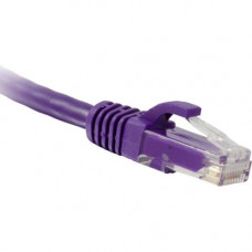 ENET Cat5e Purple 30 Foot Patch Cable with Snagless Molded Boot (UTP) High-Quality Network Patch Cable RJ45 to RJ45 - 30Ft - Lifetime Warranty C5E-PR-30-ENC