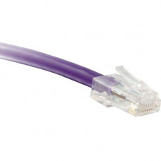 ENET Cat5e Purple 6 Foot Non-Booted (No Boot) (UTP) High-Quality Network Patch Cable RJ45 to RJ45 - 6Ft - Lifetime Warranty C5E-PR-NB-6-ENC