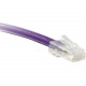 ENET Cat5e Purple 35 Foot Non-Booted (No Boot) (UTP) High-Quality Network Patch Cable RJ45 to RJ45 - 35Ft - Lifetime Warranty C5E-PR-NB-35-ENC
