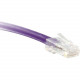 ENET Cat5e Purple 7 Foot Non-Booted (No Boot) (UTP) High-Quality Network Patch Cable RJ45 to RJ45 - 7Ft - Lifetime Warranty C5E-PR-NB-7-ENC