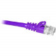 Cp Technologies ClearLinks 3FT Cat5E 350MHZ Purple Molded Snagless Patch Cable - Category 5E for Network Device - 3ft - 1 x RJ-45 Male Network - 1 x RJ-45 Male Network - Purple - RoHS Compliance C5E-PU-03-M