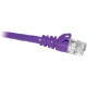 Cp Technologies ClearLinks 14FT Cat5E 350MHZ Purple Molded Snagless Patch Cable - Category 5E for Network Device - 14ft - 1 x RJ-45 Male Network - 1 x RJ-45 Male Network - Purple - RoHS Compliance C5E-PU-14-M