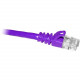 Cp Technologies ClearLinks 50FT Cat5E 350MHZ Purple Molded Snagless Patch Cable - Category 5E for Network Device - 50ft - 1 x RJ-45 Male Network - 1 x RJ-45 Male Network - Purple - RoHS Compliance C5E-PU-50-M