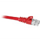Cp Technologies ClearLinks 7FT Cat5E 350MHZ Red Molded Snagless Patch Cable - Category 5E for Network Device - 7ft - 1 x RJ-45 Male Network - 1 x RJ-45 Male Network - Red - RoHS Compliance C5E-RD-07-M
