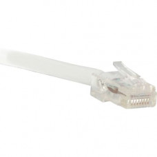 ENET Cat5e White 2 Foot Non-Booted (No Boot) (UTP) High-Quality Network Patch Cable RJ45 to RJ45 - 2Ft - Lifetime Warranty C5E-WH-NB-2-ENC