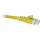 Cp Technologies ClearLinks 3FT Cat5E 350MHZ Yellow Molded Snagless Patch Cable - Category 5E for Network Device - 3ft - 1 x RJ-45 Male Network - 1 x RJ-45 Male Network - Yellow - RoHS Compliance C5E-YW-03-M