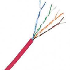 Comprehensive Cat 5e 350MHz Solid Red Bulk Cable 1000ft - Category 5e for Network Device - 1000 ft - Bare Wire - Bare Wire - Red - RoHS Compliance C5E350RED-1000