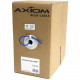 Axiom CAT5e Bulk Cable Spool 1000FT (White) - 1000 ft Category 5e Network Cable for Network Device - First End: 1 x Bare Wire - Second End: 1 x Bare Wire - White C5EBCS-W1000-AX