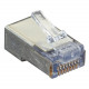 Black Box Shielded CAT5e EZ-RJ45 Modular Plugs, 100-Pack - 100 Pack - 1 x RJ-45 Male - TAA Compliance C5EEZSP-100PAK