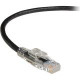 Black Box GigaBase 3 CAT5e 350-MHz Lockable Patch Cable (UTP), Black, 1-ft. (0.3-m) - 1 ft Category 5e Network Cable for Network Device - First End: 1 x RJ-45 Male Network - Second End: 1 x RJ-45 Male Network - Patch Cable - Black C5EPC70-BK-01
