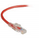 Black Box GigaBase 3 CAT5e 350-MHz Lockable Patch Cable (UTP), Red, 20-ft. (6.0-m) - 20 ft Category 5e Network Cable for Network Device - First End: 1 x RJ-45 Male Network - Second End: 1 x RJ-45 Male Network - Patch Cable - Red C5EPC70-RD-20
