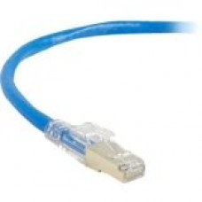 Black Box GigaBase Cat.5e UTP Patch Network Cable - 1 ft Category 5e Network Cable for Network Device - First End: 1 x RJ-45 Male Network - Second End: 1 x RJ-45 Male Network - Patch Cable - Shielding - Blue C5EPC70S-BL-01