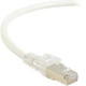 Black Box GigaBase Cat.5e UTP Patch Network Cable - 15 ft Category 5e Network Cable for Network Device - First End: 1 x RJ-45 Male Network - Second End: 1 x RJ-45 Male Network - Patch Cable - Shielding - White C5EPC70S-WH-15