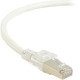 Black Box GigaBase Cat.5e UTP Patch Network Cable - 6 ft Category 5e Network Cable for Network Device - First End: 1 x RJ-45 Male Network - Second End: 1 x RJ-45 Male Network - Patch Cable - Shielding - White C5EPC70S-WH-06