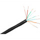 Cp Technologies ClearLinks 1000FT Cat. 6 550MHZ Stranded Black Bulk Cable - Category 6 - 1000ft - Bare Copper - Bulk - Stranded - Black C6-207-4P-BK